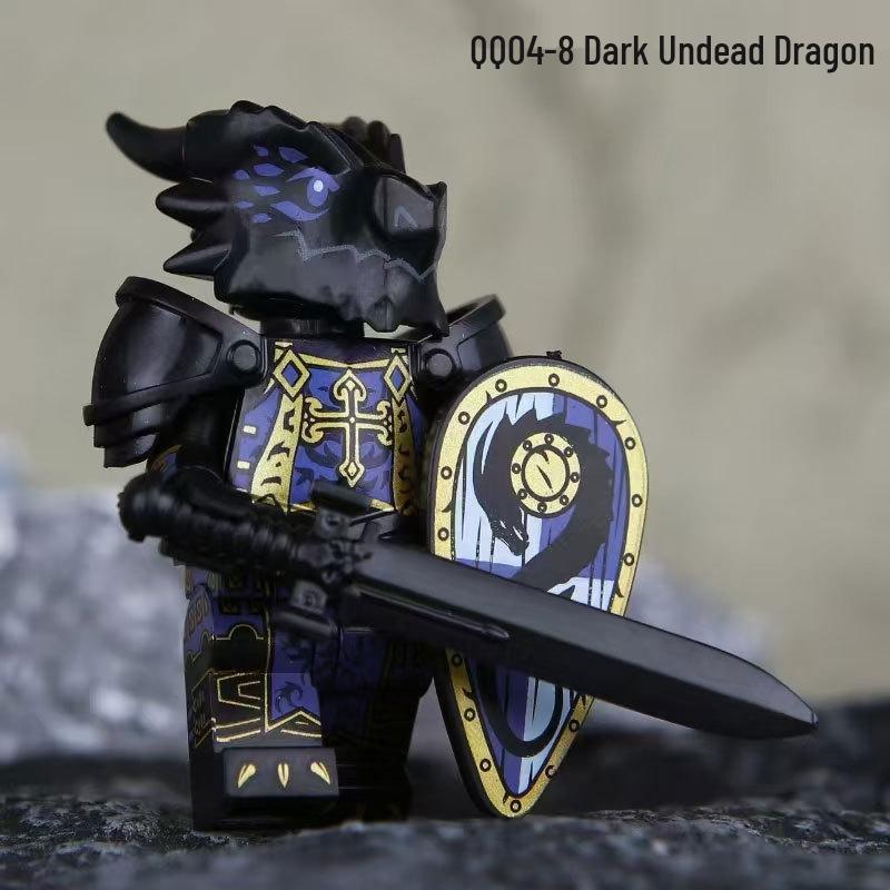 

Темный Рыцарь-Дракон-Нежить Конструктор Минифигурка QQ04-8 - Собранная Фэнтези Игрушка.