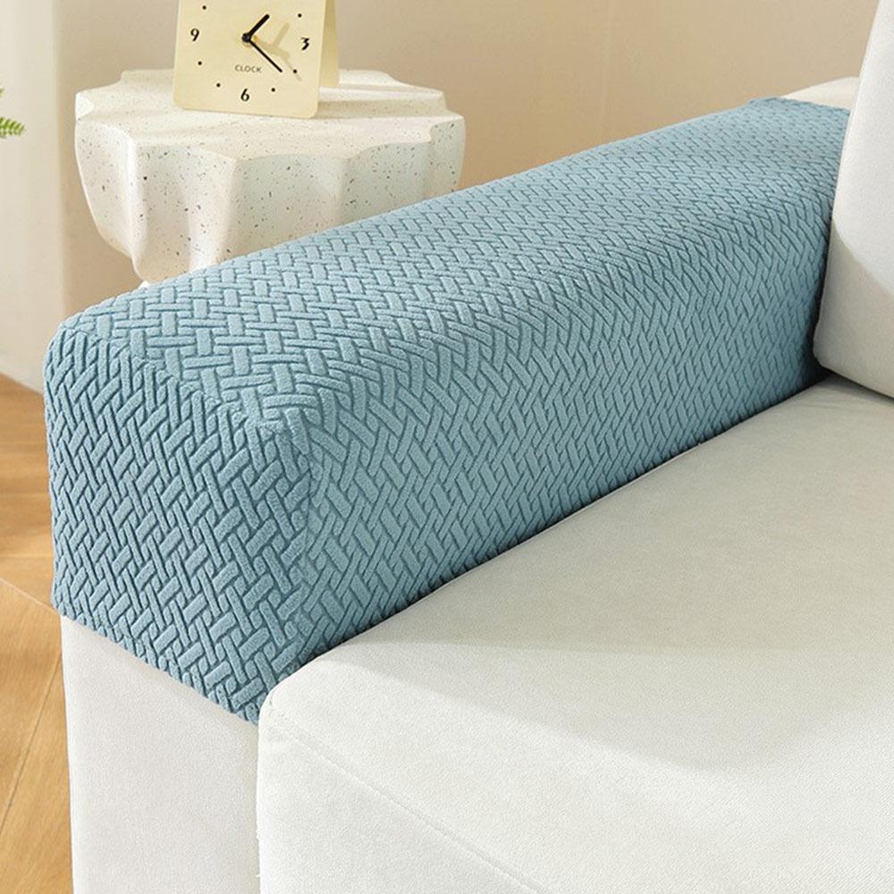 Stretch Sofa Cover Elastic Couch Arm Protector Simple Sofa Armrest Cover for Home Furniture Decor