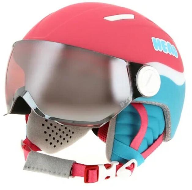 Шлем защитный Head MAJA VISOR (2026) розовый/синий