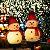 Waterproof Christmas Ground Lamp Solar Powered Solar Garden Light Snowman Landscape Lamp  Xmas