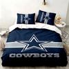 Dallas Cowboys 3pc set Perfect for bedroom use Comfortable bedding set includes a duvet cover and two pillowcases Ideal birthday or Christmas gift