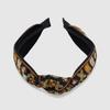 LALA Geometric Diamond Ethnic Hairband - Brown