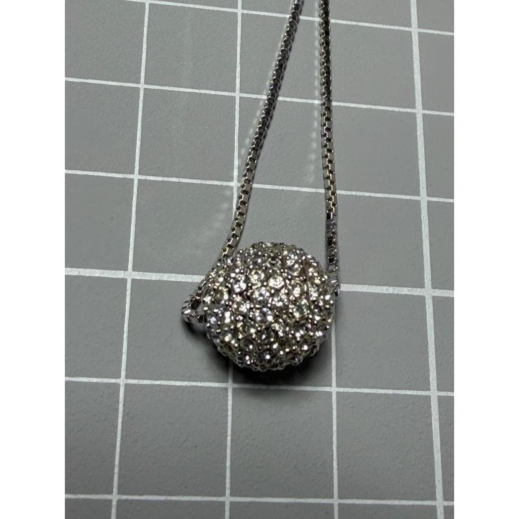 Used SWAROVSKI Necklace Pave Ball W2226-0623-4-4