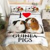 Cartone Porcellino d'India Copripiumino Morbido King Quen Adorabile Set Biancheria da Letto Animale Microfibra Squame di Pesce Sirena Coperta Calda Per Ragazzi Ragazze
