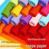 Thickened Colored Crepe Paper for DIY Rose Origami and Kindergarten Crafts