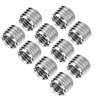 10/30pcs Threaded Rts Inner M6X1.0 Outer M8X1.25 Length 6MM Male Female Nut