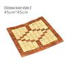 Bamboo Summer Mahjong Seat Cushion - Breathable Cool Mat for Office Chair, Stool, Car, or Home
