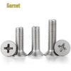 304 Stainless Steel KM Countersunk Phillips Flat Head Machine Screw, M1-M2.5, YB819