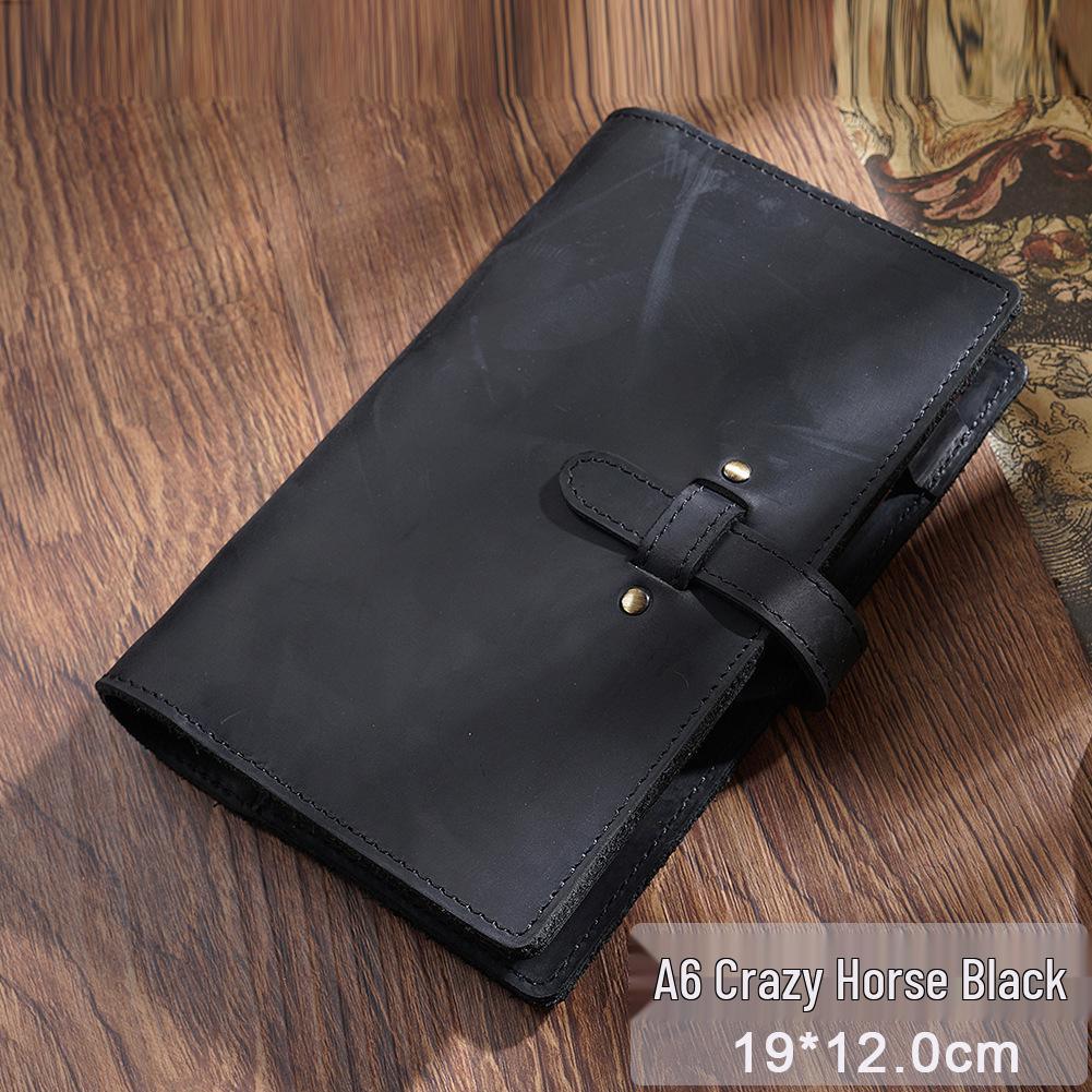 A5/A6 Vintage Cowhide Zippered Planner and Notebook Binder
