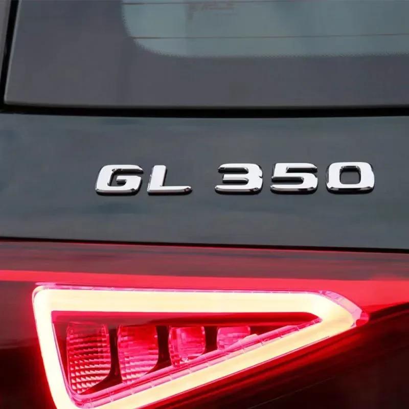 FYVE4 Letras ABS para maletero de coche, logotipo, emblema, insignia, calcomanías adhesivas para Mercedes Benz clase GL GL350, GL400,