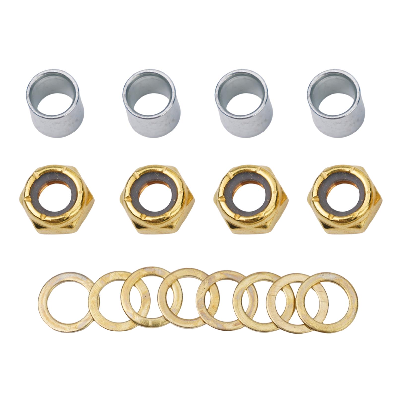

Rebuild Nut Washer Spacer Iron 11*8mm Skateboard Bearing Speed Longboard золотий
