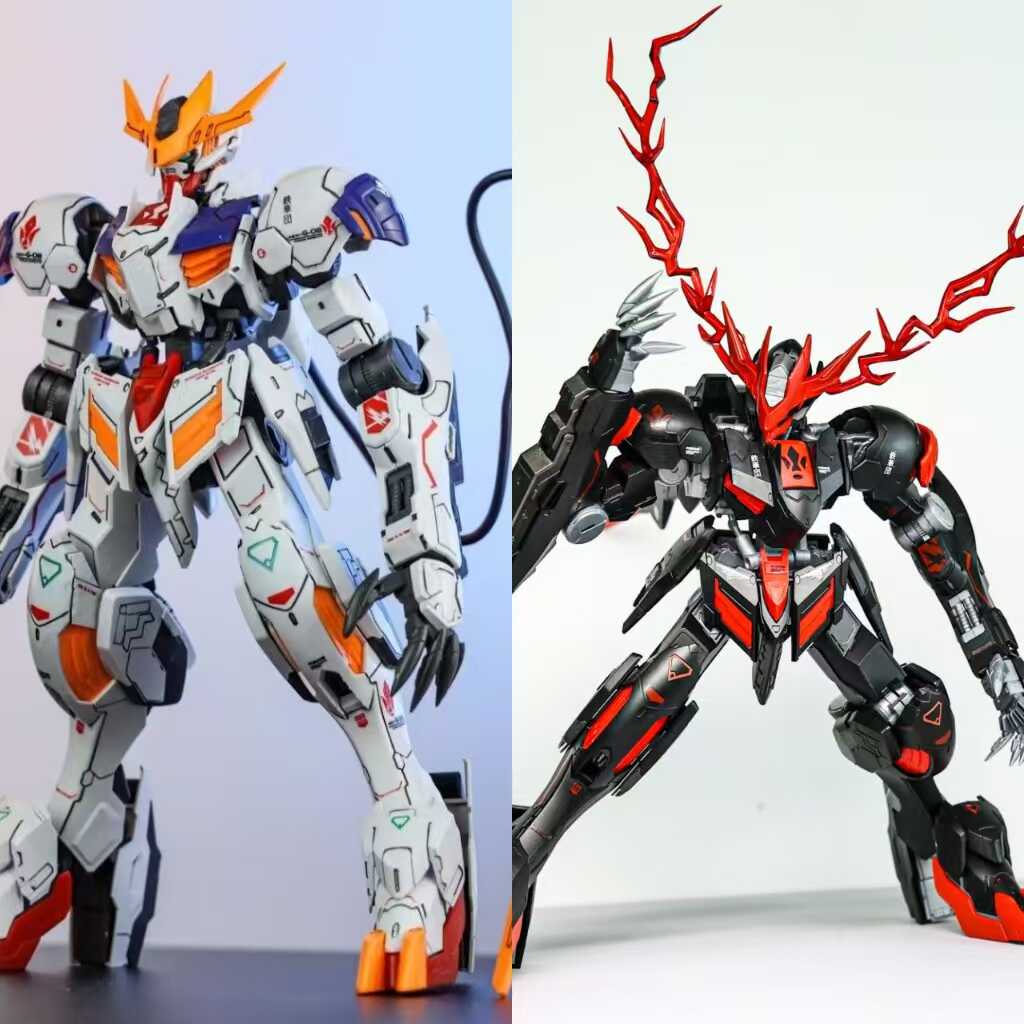 Max Iron-Blooded Orphans Barbatos Lupus Rex 1/100 Fm Advanced Emperor Form Kit di Montaggio Modello Action Figures Giocattoli Regali Sorpresa