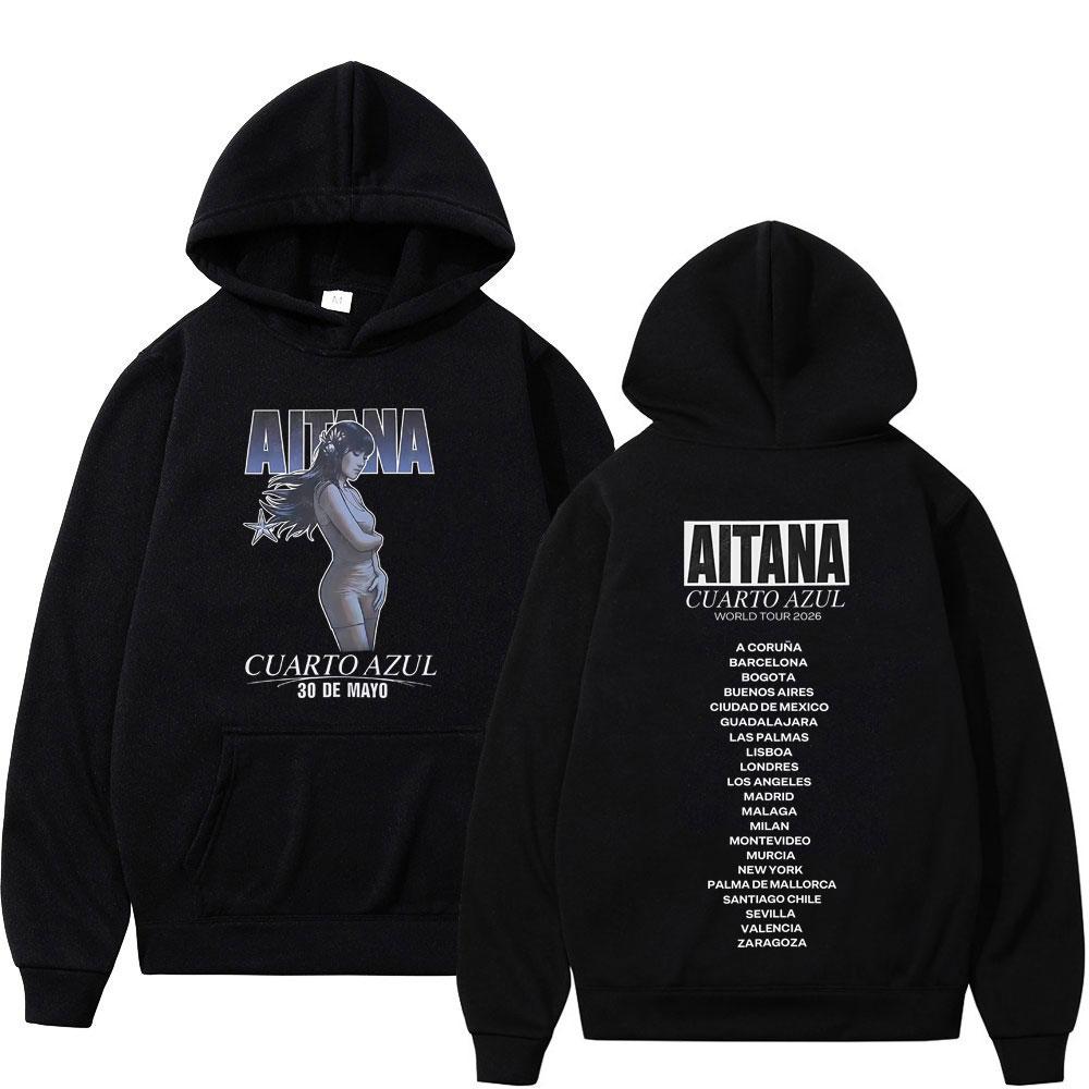 Butterfly Aitana Graphic Hoodie Men Women Hip-hop Harajuku Pullover Long-sleeved Winter Loose Casual Aesthetic Trendy Sweatshirt