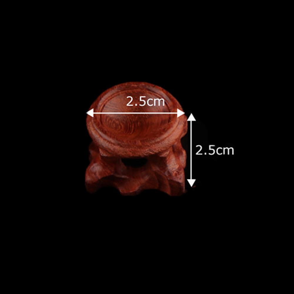1 pz. Base per statuetta in cristallo con sfera, artigianato, ornamenti da tavolo, oggetti di scena per fotografia, supporto per pietra a sfera, supporto in legno