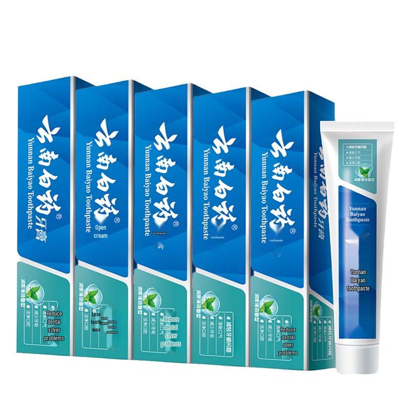 Yunnan Baiyao Mint Toothpaste 5-Pack