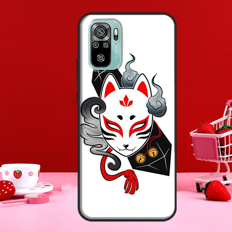 Fuchs im japanischen Stil für Redmi Note 10 Pro Hülle für Redmi Note 11 Pro Note 8 9 Pro 9S 10S 11S 9C 9A 9T Hülle