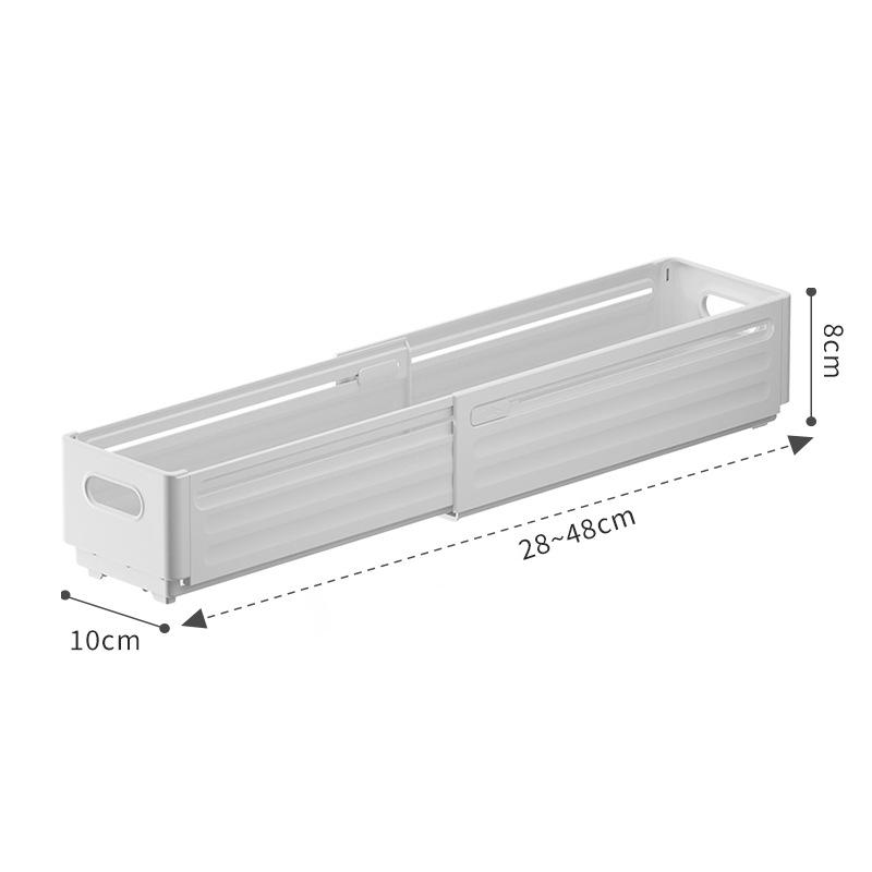 Length Adjustable Retractable Drawer Organizer Retractable Design Adjustable Adjustable Cabinet Storage Categorized Stackable 1PC
