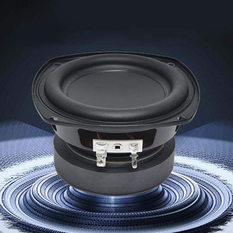 High Performances 4inch Rubber Edged Speaker Wide Frequency Ranges with 25W Power and IPX7 Waterproof Design