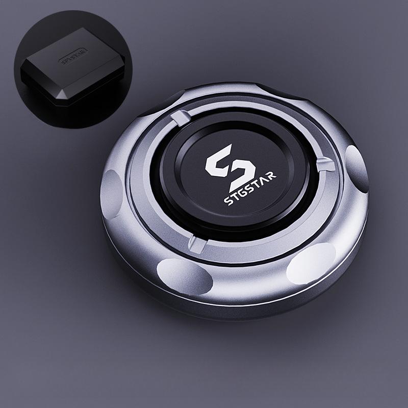 

Fidget Spinner Magnetic Push Coin Ratchet Wheel Haptic Coin Edc Metal Relieve Stress Relief Toy Spinning Top Gyro Pushing Card