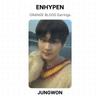 ENHYPEN Pendientes ORANGE BLOOD Fotocarte Oficial