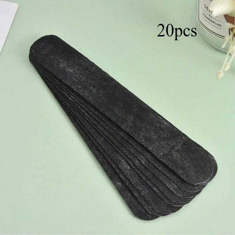 

20 шт. Одноразовая шляпа, впитывающая пот накладка, защита от грязи, патч для лета, путешествий на открытом воздухе, портативный аксессуар для отдыха, предметы первой необходимости для отеля и пляжа 20pcs чёрный