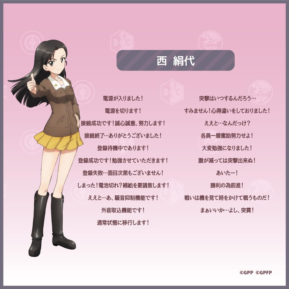 AVIOT Girls Panzer Collaboration Wireless Earphones Over 300 Types of Special Voices of 3 Special Design Hybrid Noise Canceling Up To 60 Hours