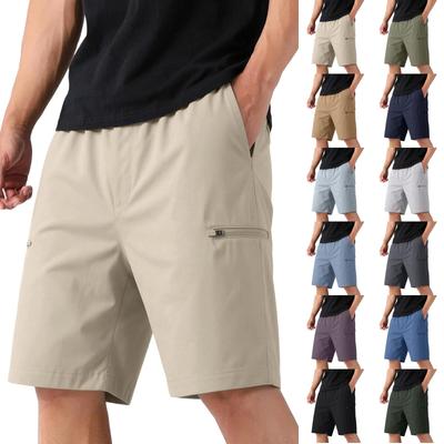 Men's Casual Sports Straight-leg Shorts - Men's Multi-pocket Work Pants