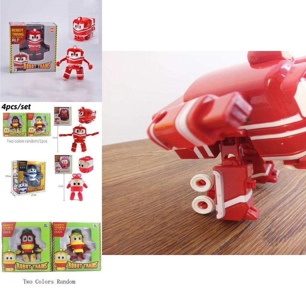 Robot Trains Rt Kay Transformujący Pociąg Figurka Koreańska Animacja Zabawka Dla Dzieci
