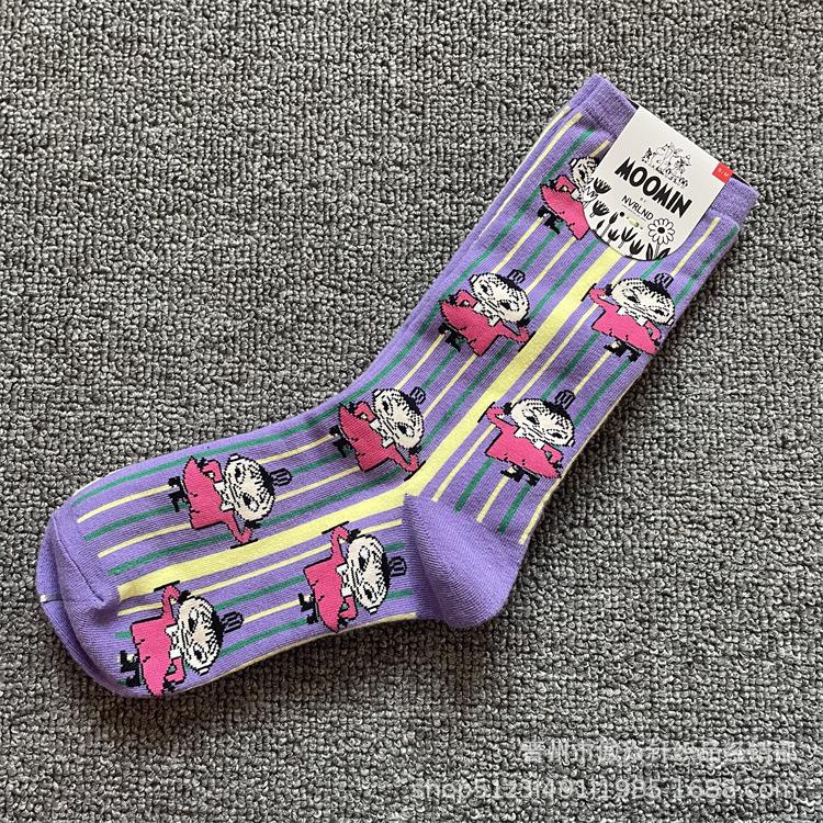 

Модные хлопковые носки до середины икры с мультяшными Муми-троллями - Стиль на четыре сезона One Size (36-40)