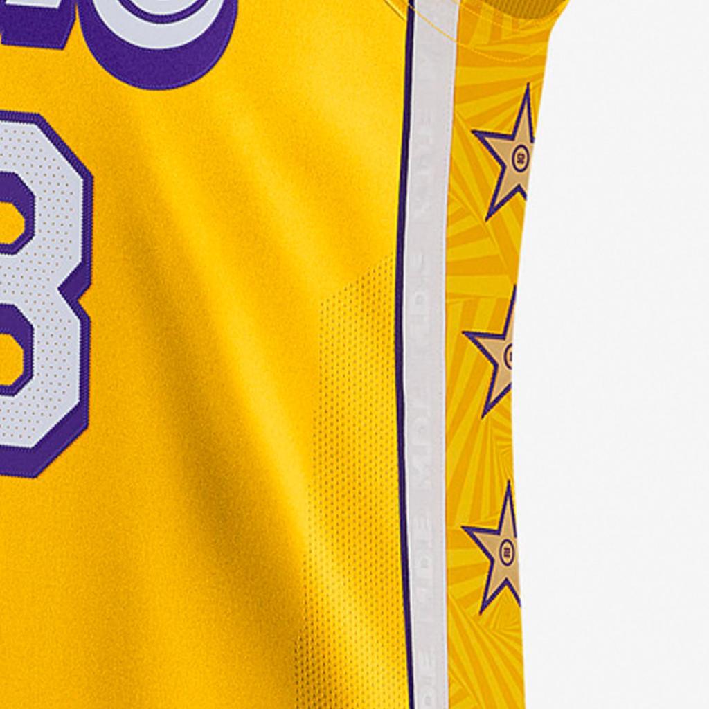 Nike Maglia da Basket Edizione Giocatore AU 2019 2020 Los Angeles Lakers LeBron James LeBron James Uomo Giallo AV4583-728