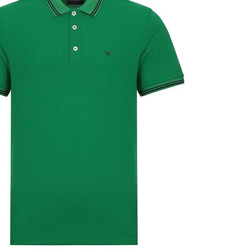 Emporio Armani Solid Slim Fit Polo Shirt Men tops Green 8N1F2B-1JPTZ-0581