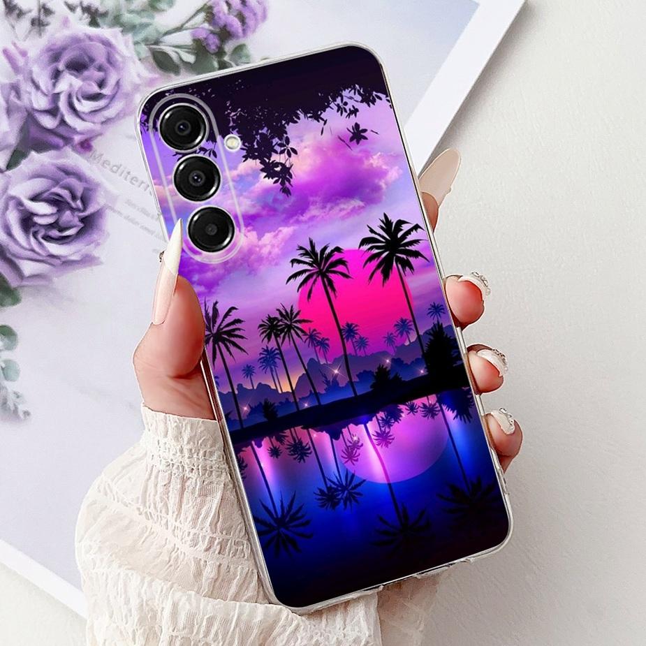 For Samsung Galaxy A17 5G Case SM-A176B New Cat Butterfly Painted Cover Soft Slim Phone Case For Samsung A17 A 17 5G Fundas Bags