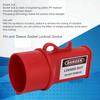 Pin and Sleeve Socket Lockout Device Waterproof Plug Lockout Lock And Safety Padlock Set with Keys 2in Diameter