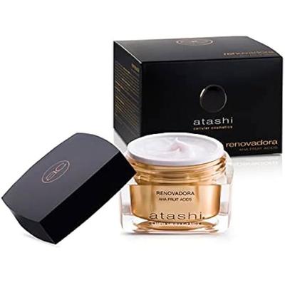 Atashi Anti-aging Renovating Cream - 50 Ml - AHA Fruit Acids - Repairs and Renews - Night