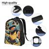 S-Squirtles Backpack for Women Men School College Student Bookbag Fits 15 Inch Laptop Cartoon Bags