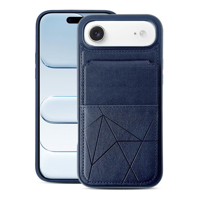 Multifunctional Vertical Flip Card Wallet Holder Vegan Leather Back Phone Case