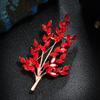 Wheat Ear Brooch High-End Female Versatile Crystal Corsage Niche Design Pin Clothes Accessories