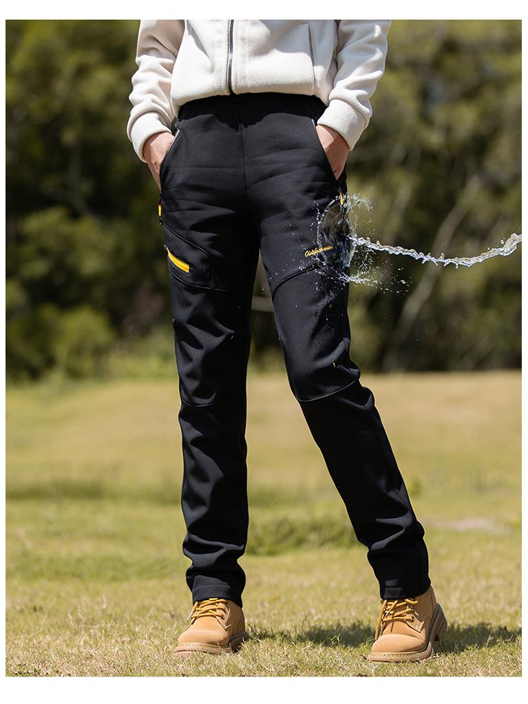 Damskie spodnie polarowe, wiatroodporne i wodoodporne na jesień/zimę do wędrówek i alpinizmu