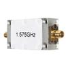 1575M SAW Filter 1.575GHZ Bandpass Oscillograph for Acoustic Wave Filter Aluminium Housing Less Than 0.2W Input Power