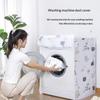 Waschküche PEVA Waschmaschinenabdeckung 1 Stück Wasserdicht Glatt Staubdicht Multifunktional