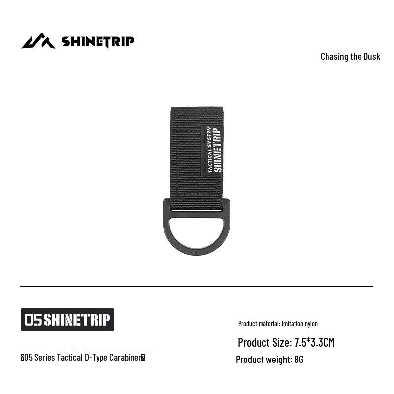 Mountain Fun Shine Trip Tactical Multifunctional MOLLE D-Ring Triangle Hook Buckle Outdoor.