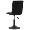 Vidaxl Swivel Dining Chairs, 4 Pcs, Black, Upholstered In Velvet