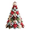 Blumenstoffe Weihnachtsbaum Patchwork-Set Kreatives Design Handgemachtes Dekorations-Kit Heimdekoration