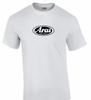 White Arai Helmet Racing Logo On Cotton White T-Shirt Tee Shirt S-5XL