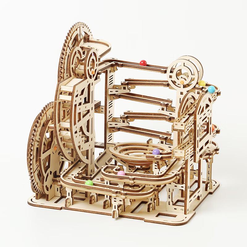 DIY Wooden 3D Architectural Marble Maze Puzzle