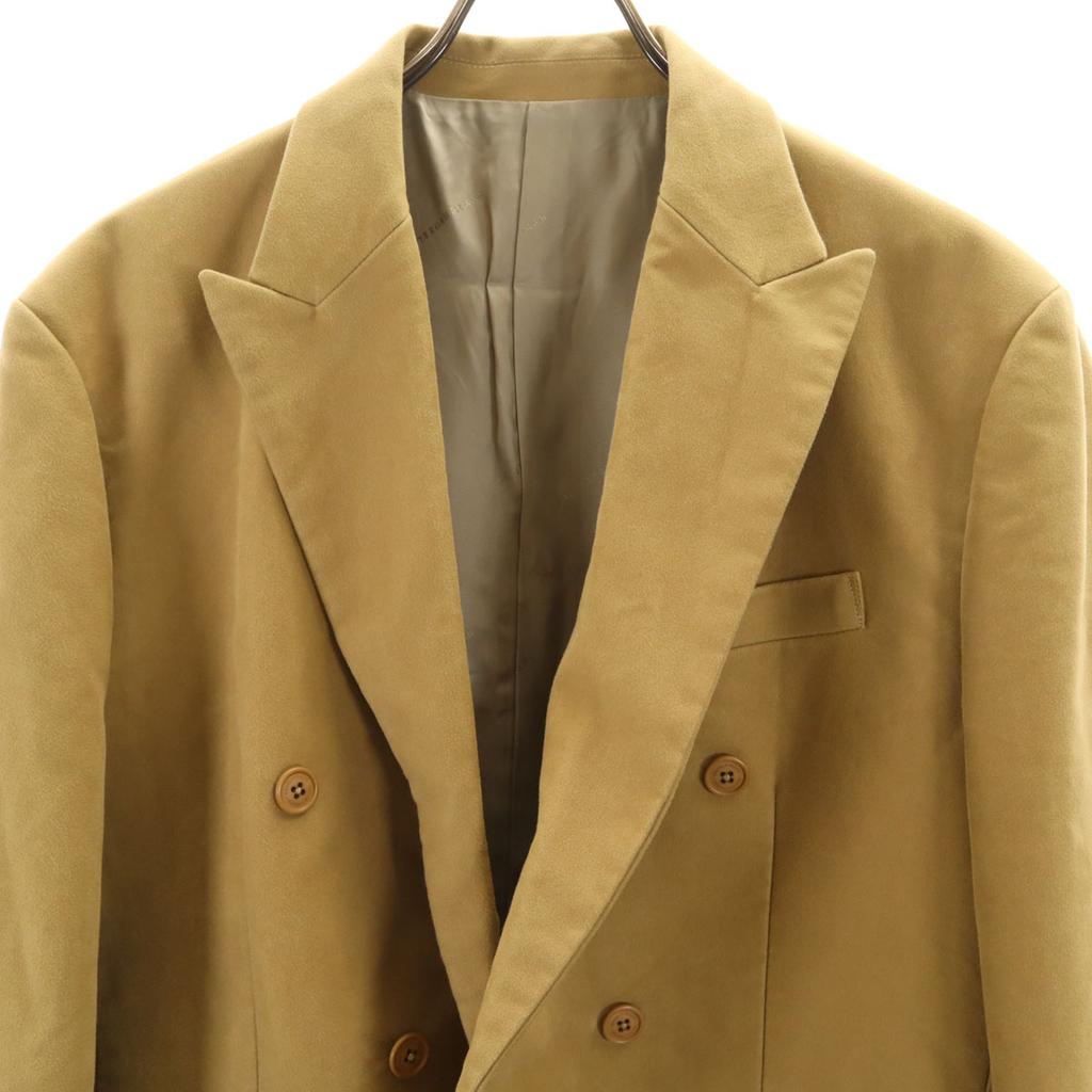 Schönheitsprodukte Mr.GENTLEMAN Baumwollvelours zweireihige Jacke L Kamel Herren Gebraucht