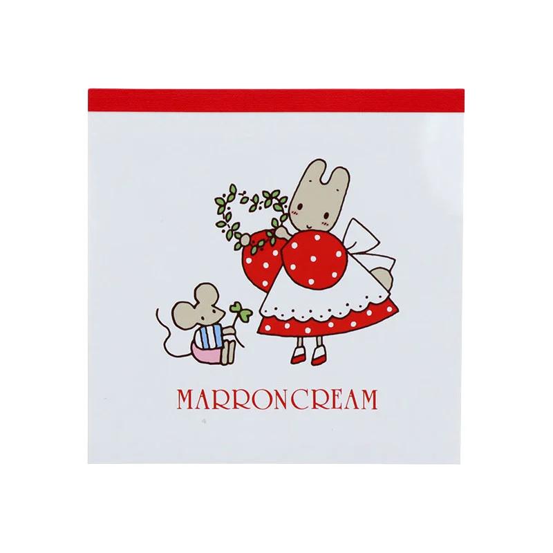

Блокнот для записей Sanrio MARRONCREAM в квадратную клетку ( Ретро ) Япония НОВЫЙ
