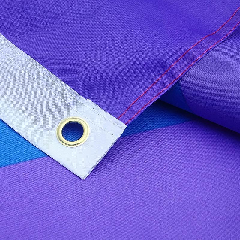 Rainbow Flag 150X90CM Banner 100D Polyester Grommets Lgbt Gay Rainbow Progress Pride Flag Decoration Peace