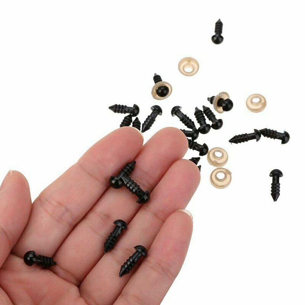 100 pcs/set DIY Plastic Safety Crafts Making Toy Accessories Doll Eyes Puppets Eyes