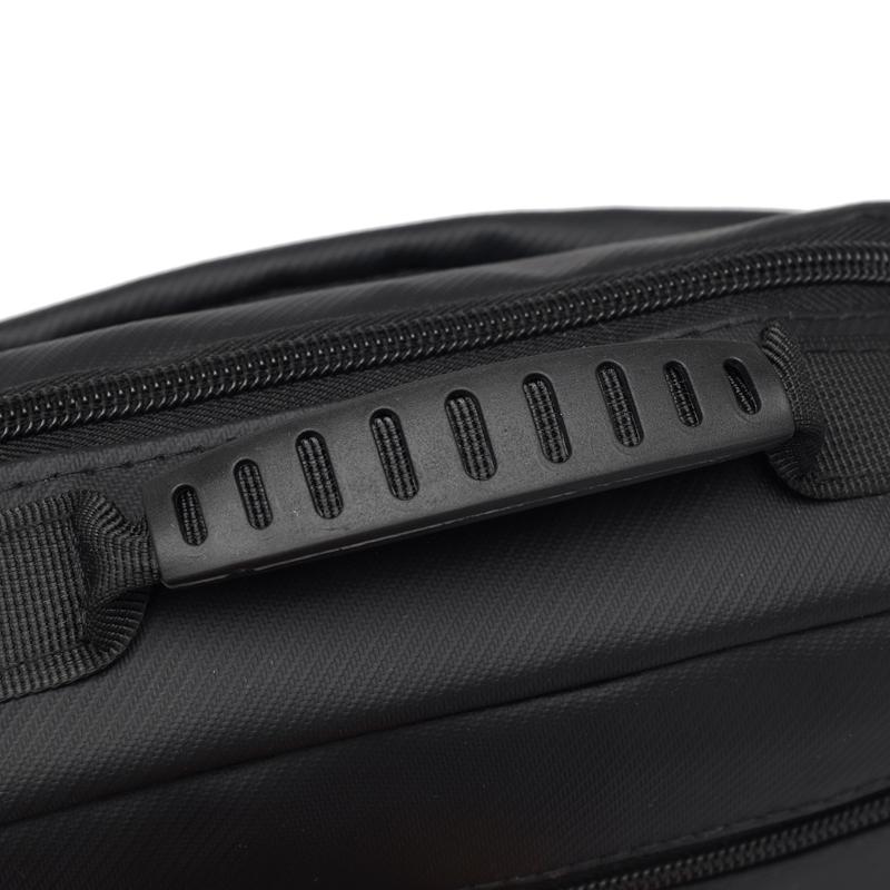 Business Handbag Solid Color Shoulder Bag Large Capacity Men's Commuter Crossbody Bag